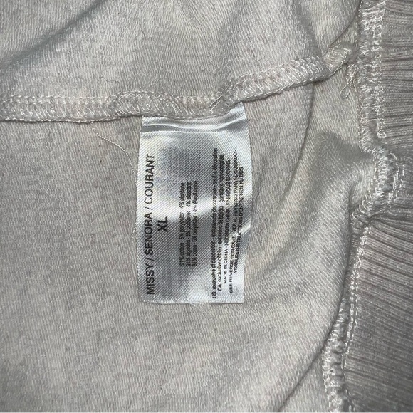 Life Worx Gloria Vanderbilt Floral Embroidered Cream Women's Bomber Jacket XL - Picture 8 of 10